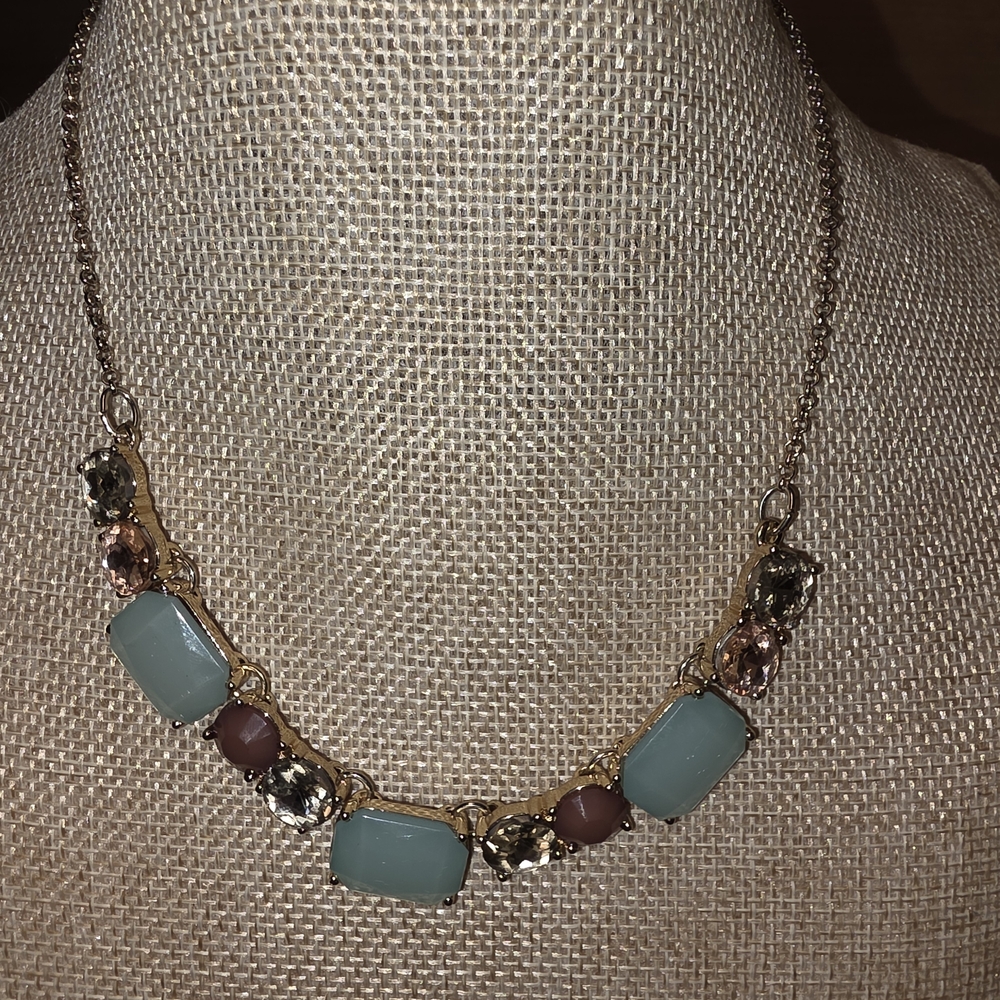 Vintage Signed Crown Trifari Art Deco Necklace